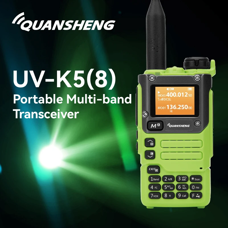 UV-5R Plus Quansheng Walkie Talkie Dual Band 8W 3800MAH Più Spesso Type-C Ricarica Radio FM Tri-Power Scrambler NOAA UV-K5 UV-K5(8 - Foto 4