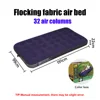 32Hole flocking airbed-blue