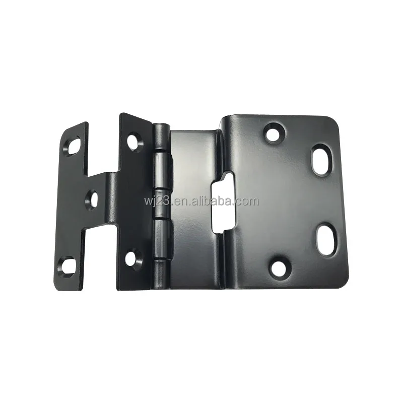 Heavy Duty Folding Cranked Hinge with Black Color - Guangyou