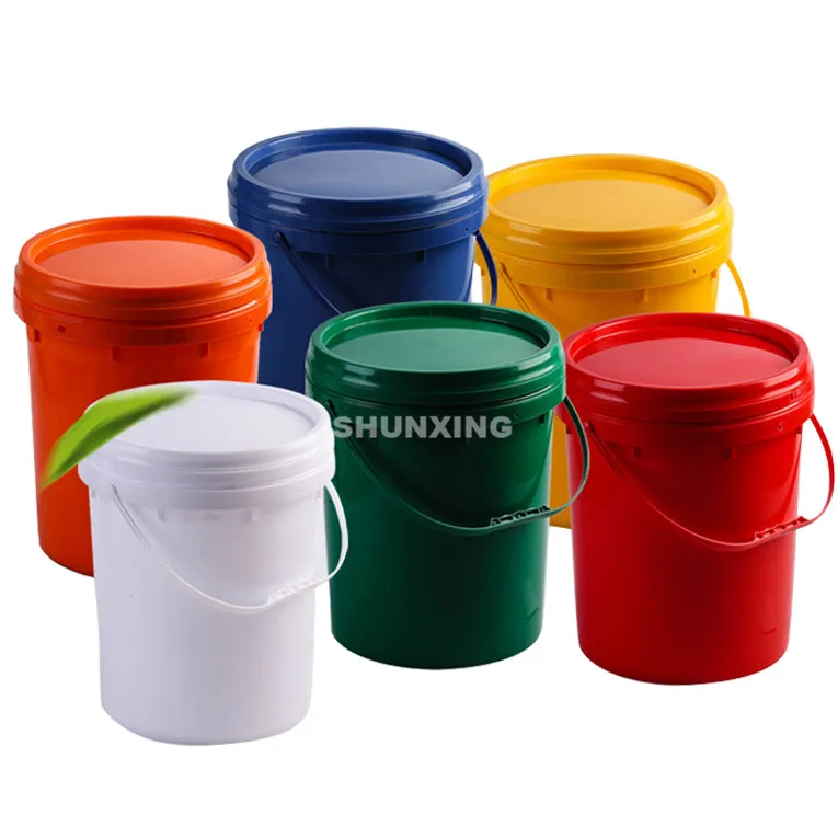 Custom 15l 20l 25l Plastic Buckets With Lids And Handle Buy Plastic