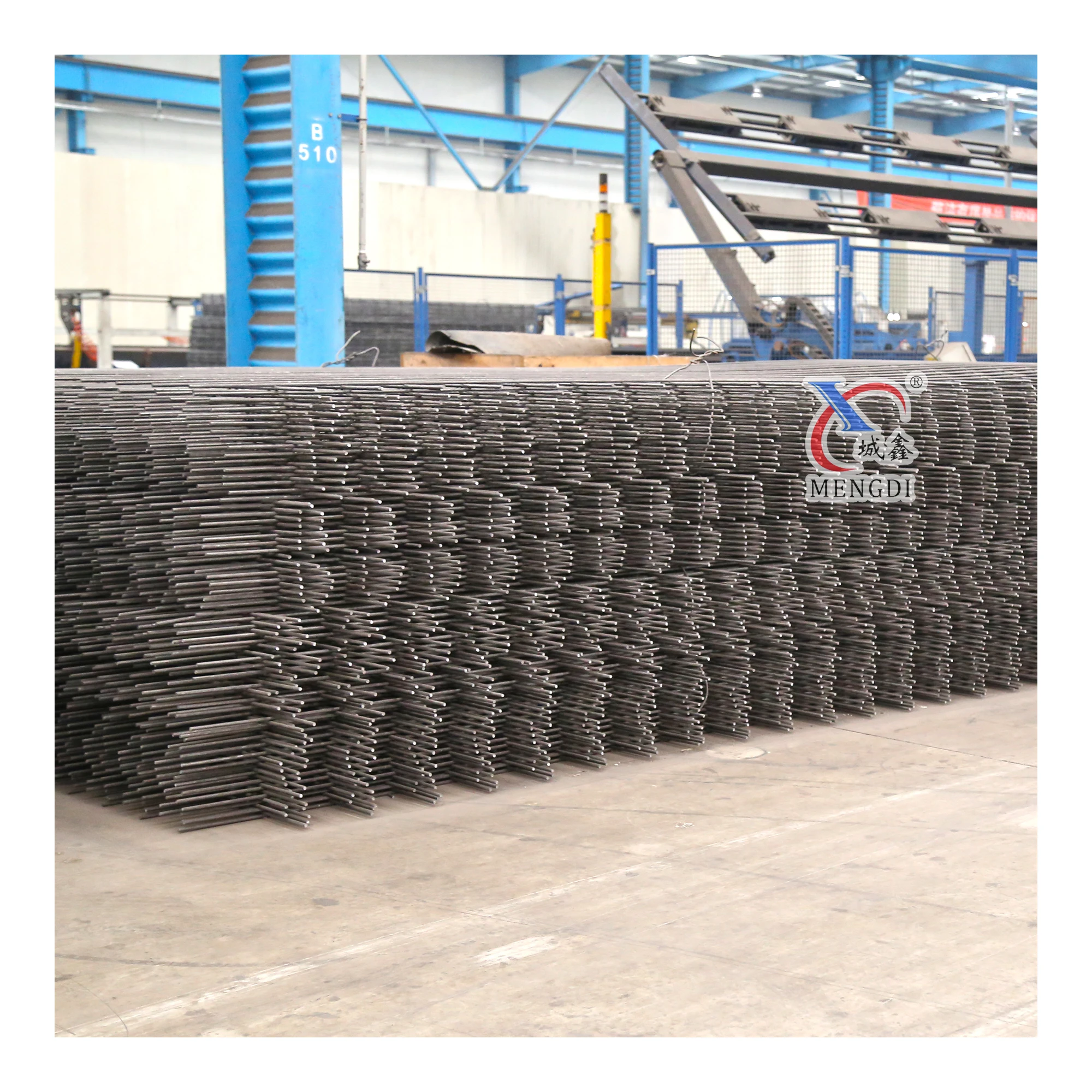 Steel Reinforced Concrete Welded Wire Mesh Panel Hot Dipped Galvanized Square Hole Mesh for Construction