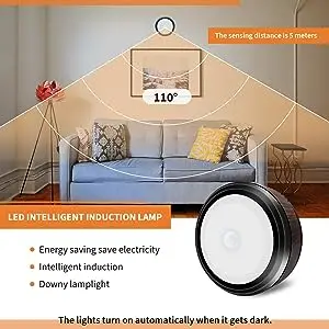 product remote wireless battery operated motion sensor security lights alarm noise maker function dimmable under cabinet lighting-43