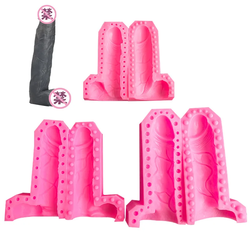 Handgemachte Seifenform Schokoladenform Dildo-Form für Eiswürfel Penis  Geburtstagstorte Silikon-Dickform Kerzenform DIY Kuchenwerkzeuge