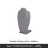 Gray jewelry display stand-medium
