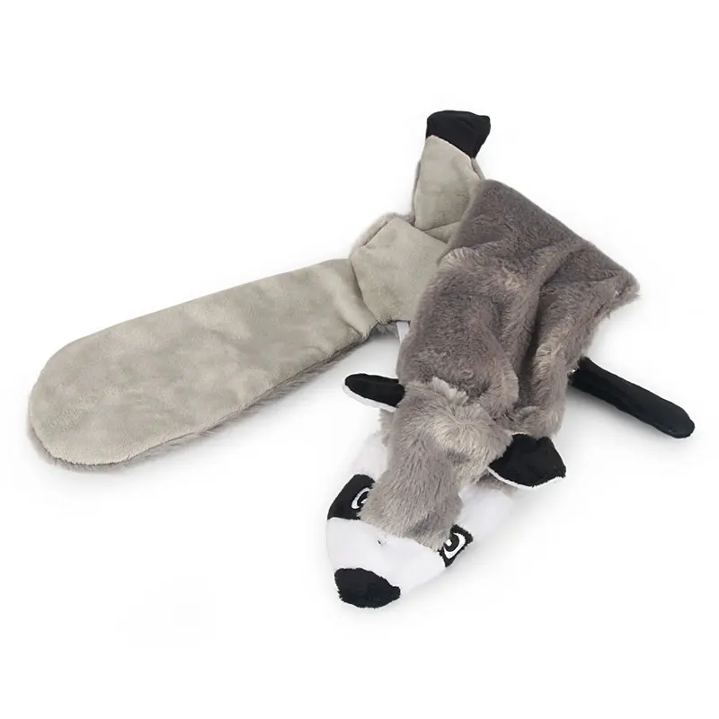 Custom Cute Tough Durable Interactive Dog Squeaky Toys No Stuffing