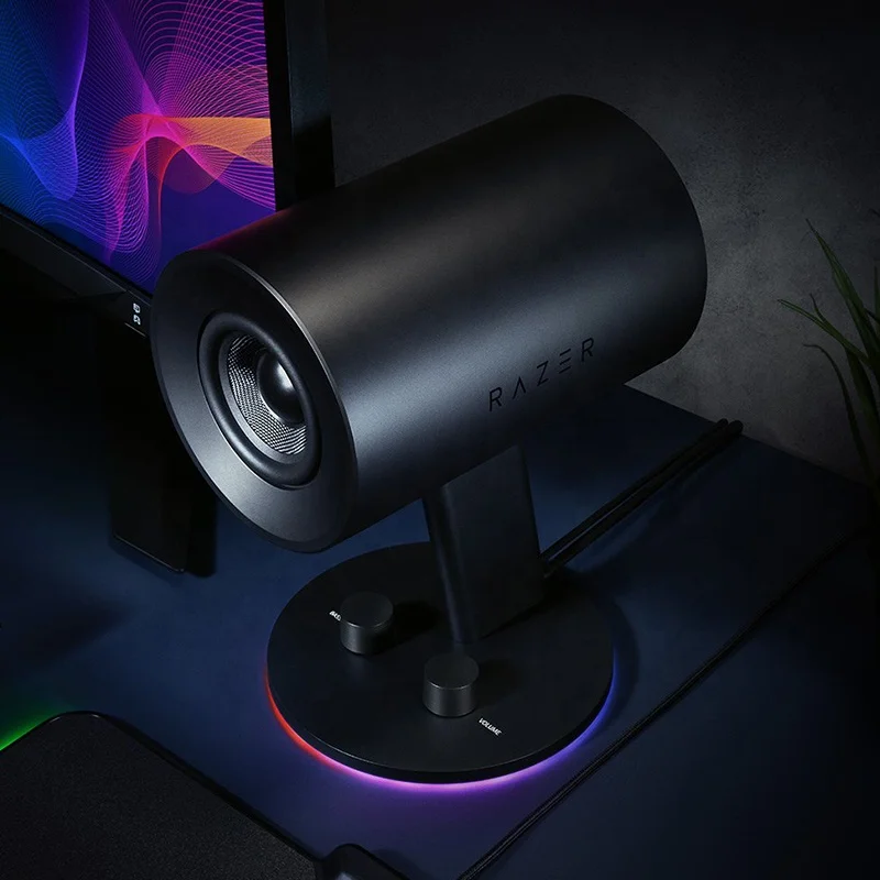Razer Nommo Chroma Gaming Speakers 2.0 PC Gaming Speaker Jogador