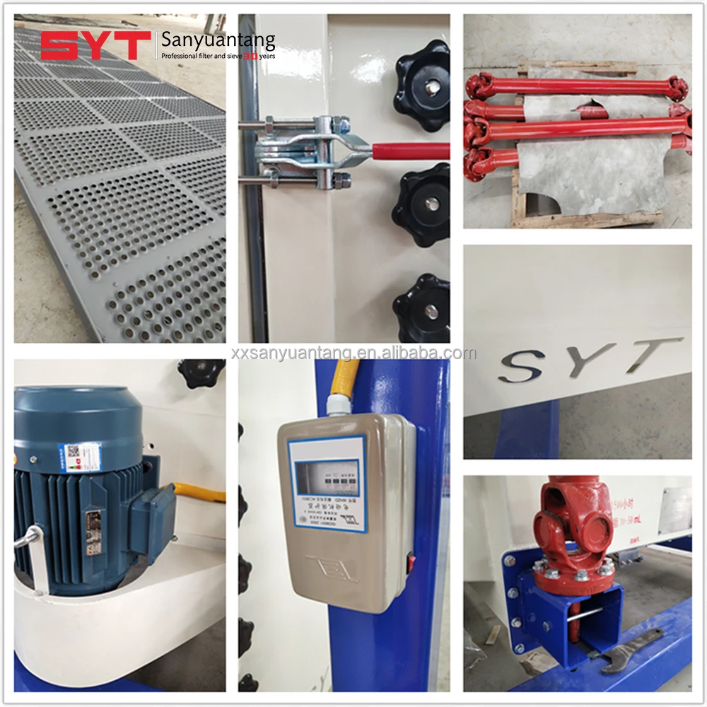 Large Capacity Square Vibrating Screen High Accuracy Multilayer Gyratory Sifter Screening Equipment for Petroleum Coke