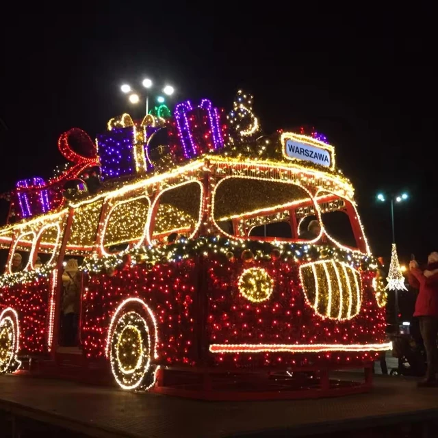 Wholesale Christmas decoration large theme park navigation boat lights led motif light
