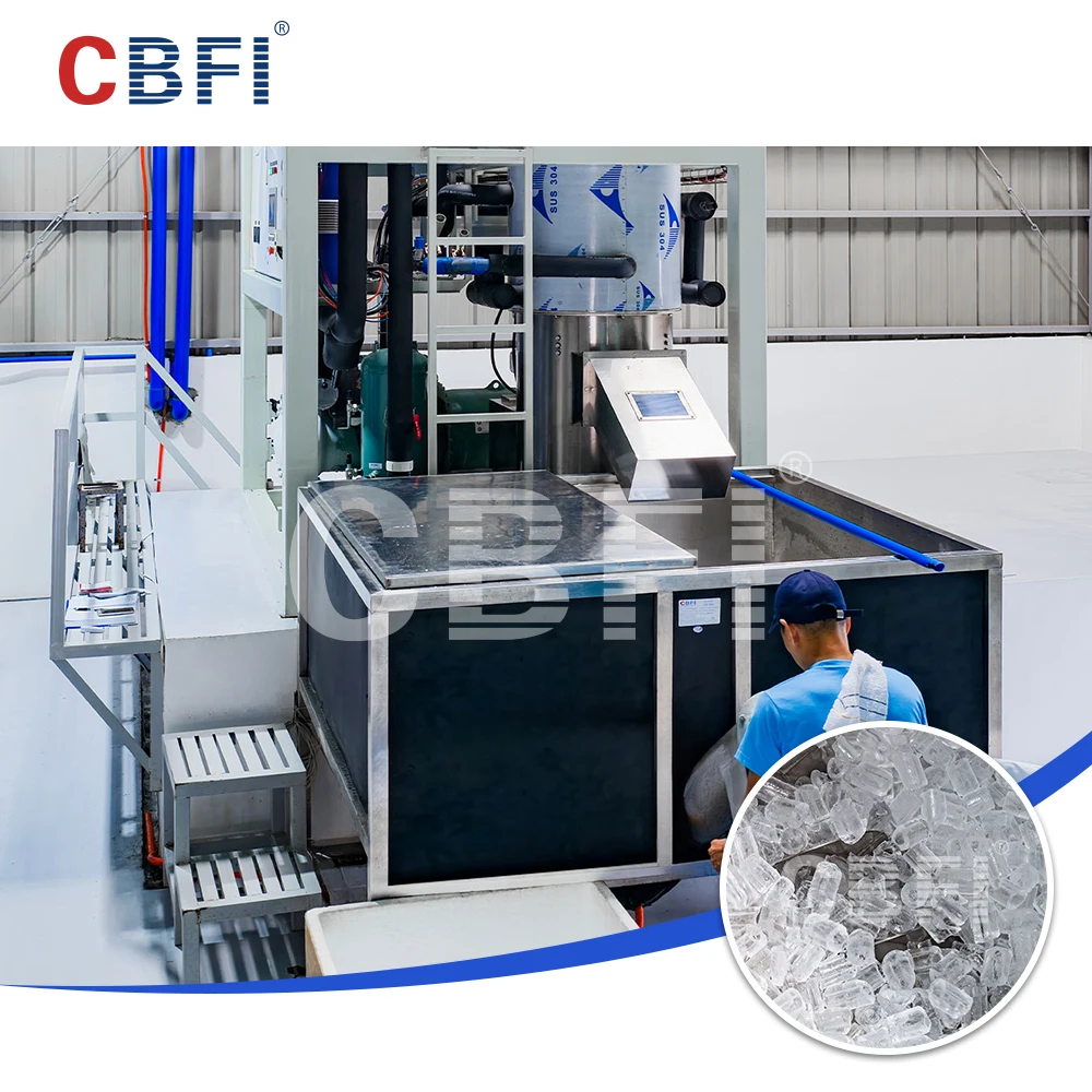 Commercial High Productivity Tube Ice Maker with PLC Control for PLC Motor & Gear for Philippines Italian Myanmar Dubai