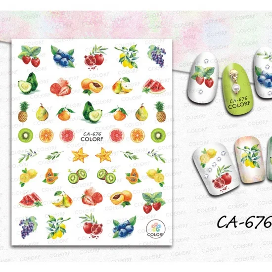 Nail Stickers 3d Adhesive Sliders Fruit Strawberry Pineapple Nail Art Decals Summer Designs Decoartions Buy Fruit Strawberry Pineapple Nail Art Decals Nail Stickers 3d Adhesive Sliders Summer Designs Nail Stickers Product On Alibaba Com