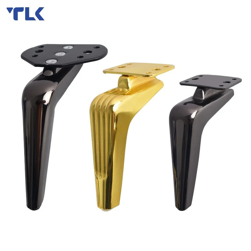 Modern Replacement Furniture TV Cabinet Metal Feet Leg Luxury Metal Sofa Coffee Table Leg