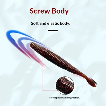 Lure Bionic Artificial Soft Bait Needle-tailed Needlefish Spiral-patterned Stainless Steel 81g Multi-color Fishing Lure – Soft Lure – view 3