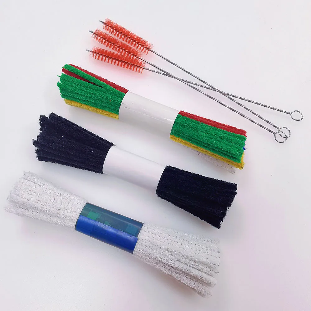 6-Inch Straight Type Smoking Pipe Accessories Custom Size Colorful Cotton Bristle Pipe Cleaners Wholesale 44 CT