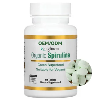 Healthcare Supplement Anti-aging Chlorella Spirulina Tablet Organic China Spirulina Tablets OEM