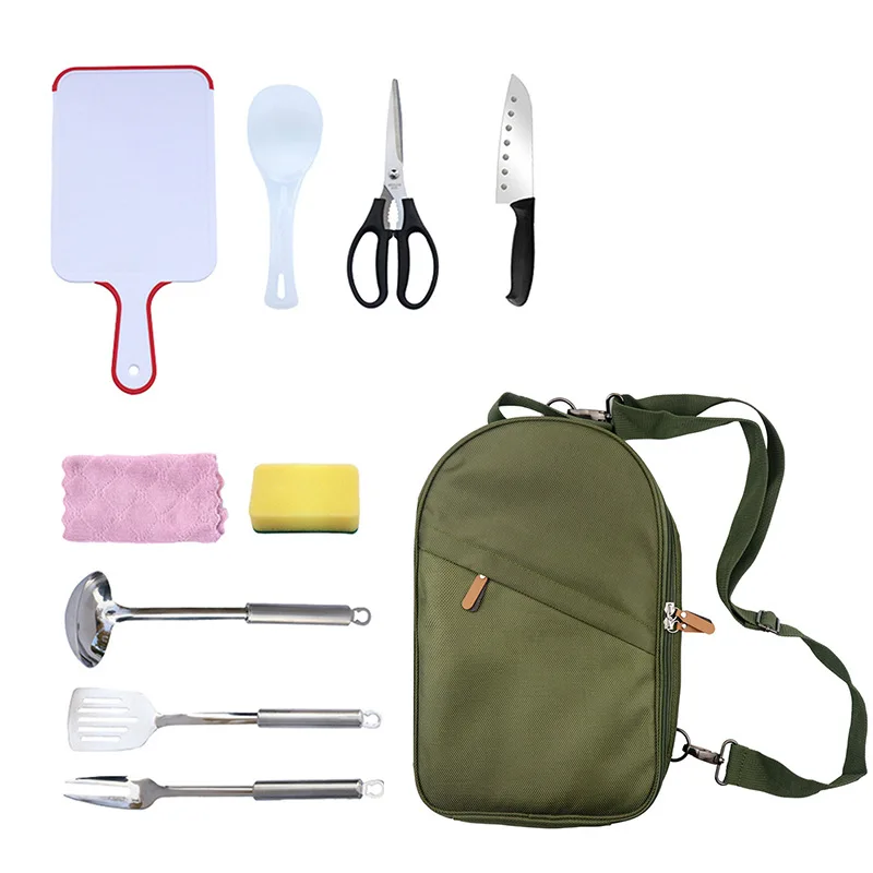 Portable Camping Utensils Set Camp Cooking Kit With Organized Bag Buy