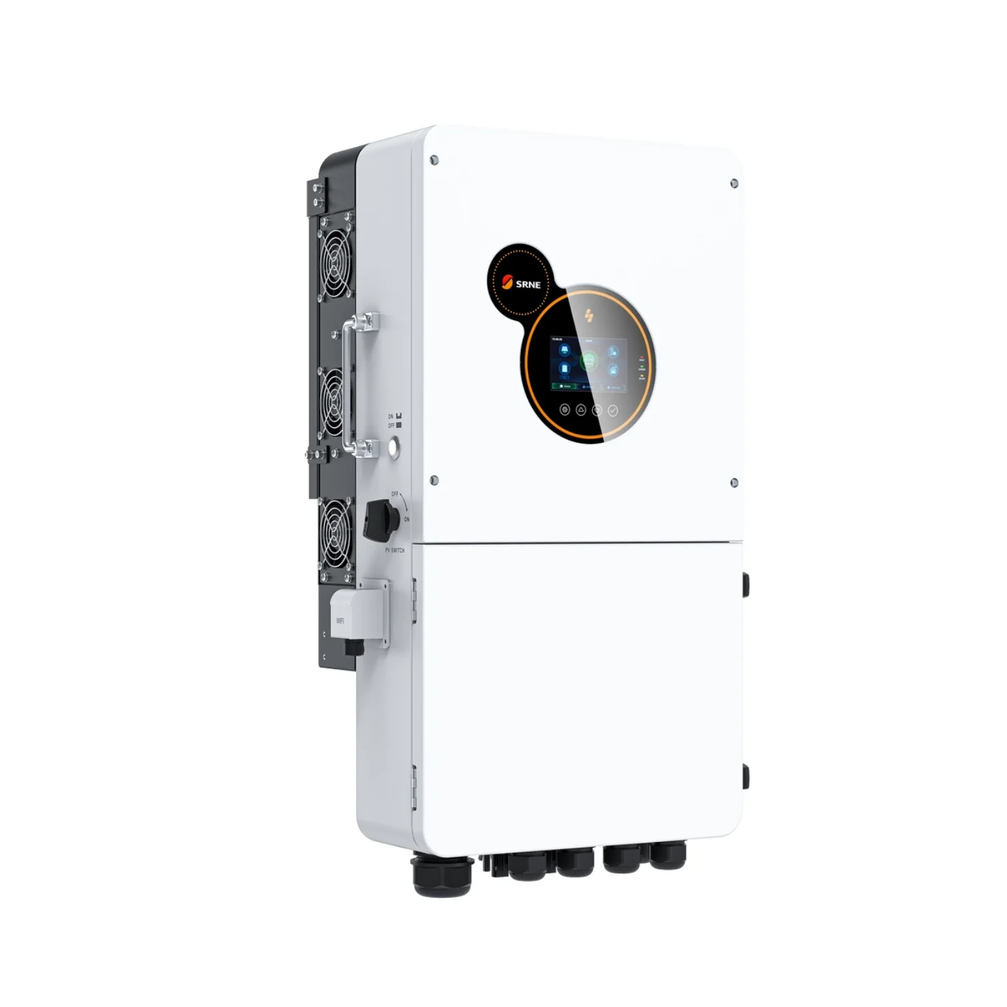 Srne 4000 W 5 kW 6 kW 6,5 kW vaihesplitattu aurinkosähköinverteri IP65 3-vaiheinen älykäs kaksoislähtö päällä/pois-verkosta hybridiaurinkoinverteri