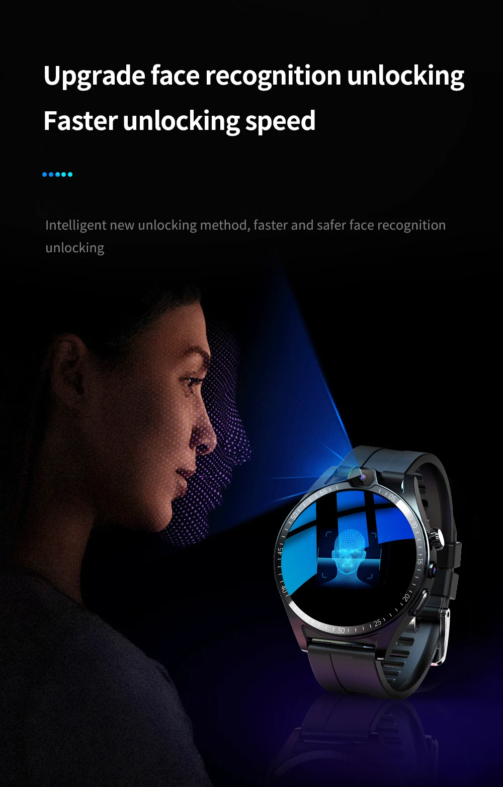 High Quality L01 Smart Watch 4g Sim Card Android Hd Touch Screen Wifi