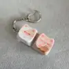 Cochon à fond transparent à deux clés 216