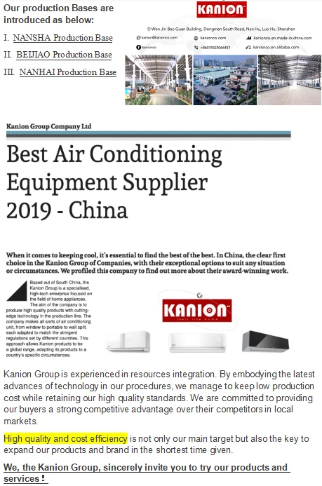 R410a Cooling Only Floor Standing Type Air Conditioner Stand up Air Conditioner 18000Btu