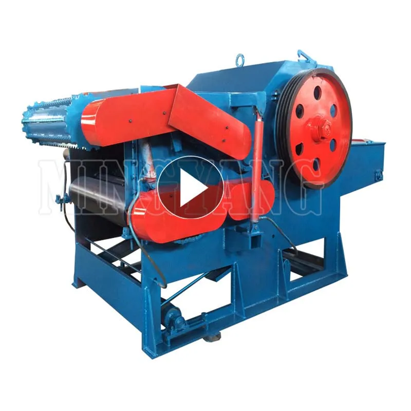 Hot Selling Electric Drum Wood Chipper Machine Core Components Including Motor and Pump for Eucalyptus Bamboo Wood Chipping