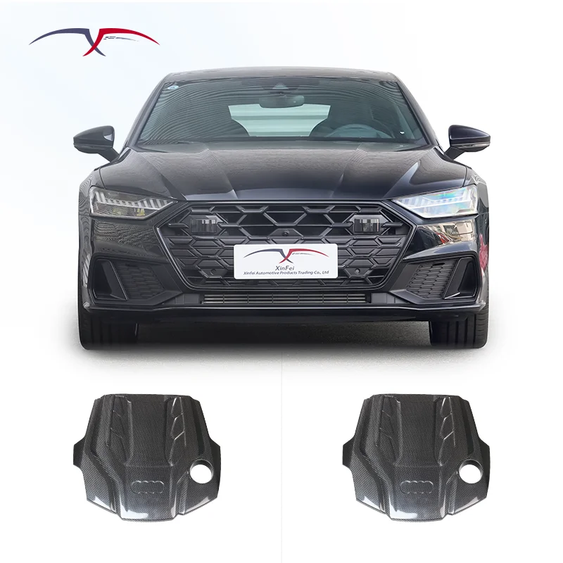 Suitable For Audi B9 C8 RS4 RS5 S4 S5 S6 S7 A6 A7 3.0T Car Modification Carbon Fiber Engine Hood