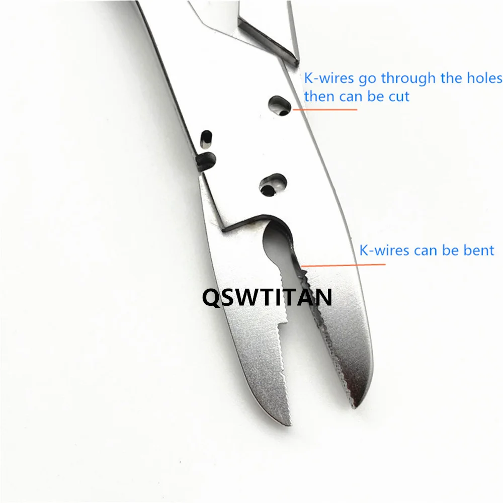 Orthopedic Wire Cutter Bending Forceps for Multifunctional Kirschner Wire Bone Scissors Veterinary Orthopedic Bending Pliers