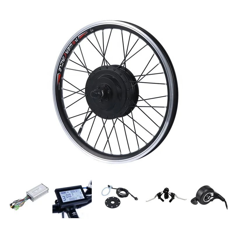 電動自転車変換キット20インチ前輪ハブモーター500ワット36v 48v