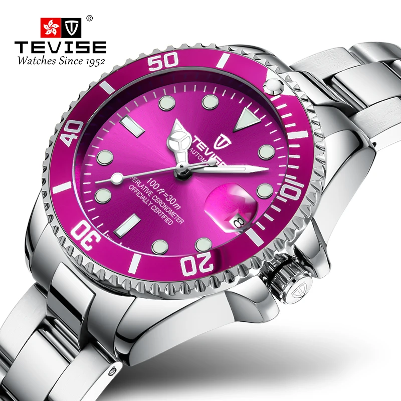 Tevise Watch T801l Low Moq Wholesale Waterproof Watches Stainless Steel Band Women s Watch Buy Wristwatches Waterproof Automatic Mechanical Wrist Watch Young Man s Watch Product on Alibaba