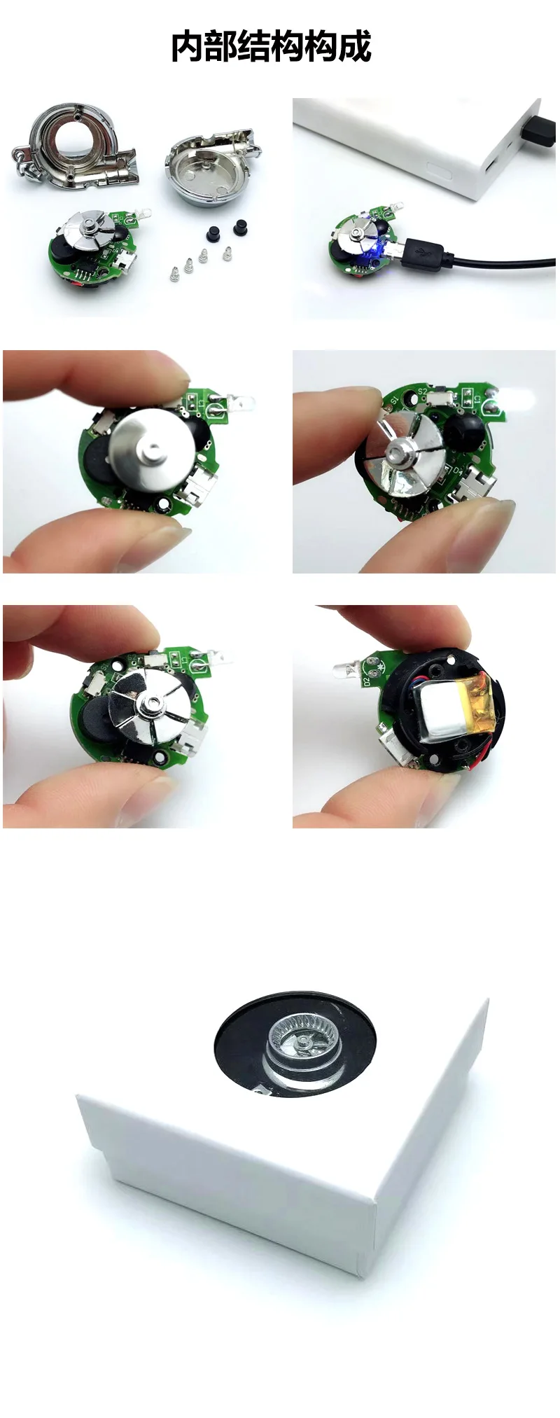 Lilangda Automotive Part Car Gift Keychain Ring Keychain Electric Turbo