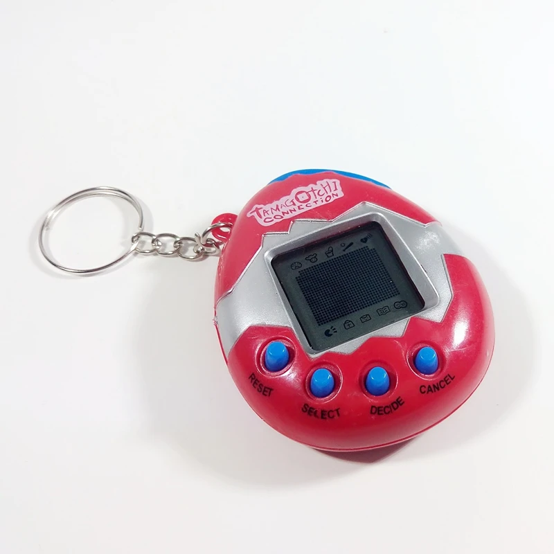 Прозрачные электронные питомцы Tamagotchi 90S 1 шт. ностальгические 168 в одном виртуальные цифровые забавные игрушки для