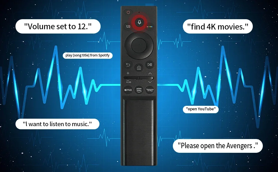 Universal 433mhz Smart IR Remote Control With Learn Function for Samsung