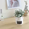 Ciel étoilé blanc + pot de fleur