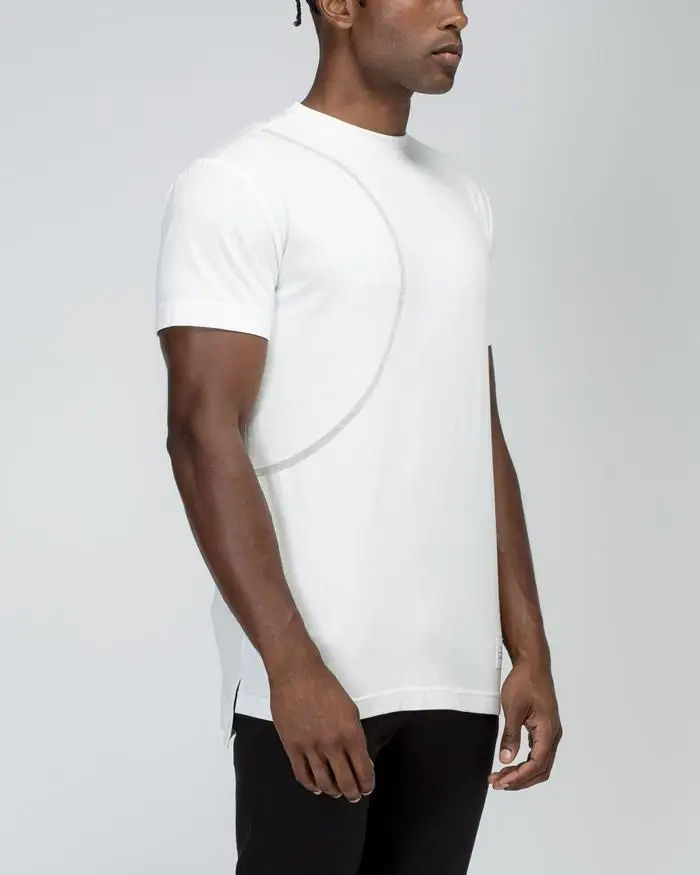 Fashion white plain tshirt,white t shirt men 100% cotton blank oversized tee custom logo