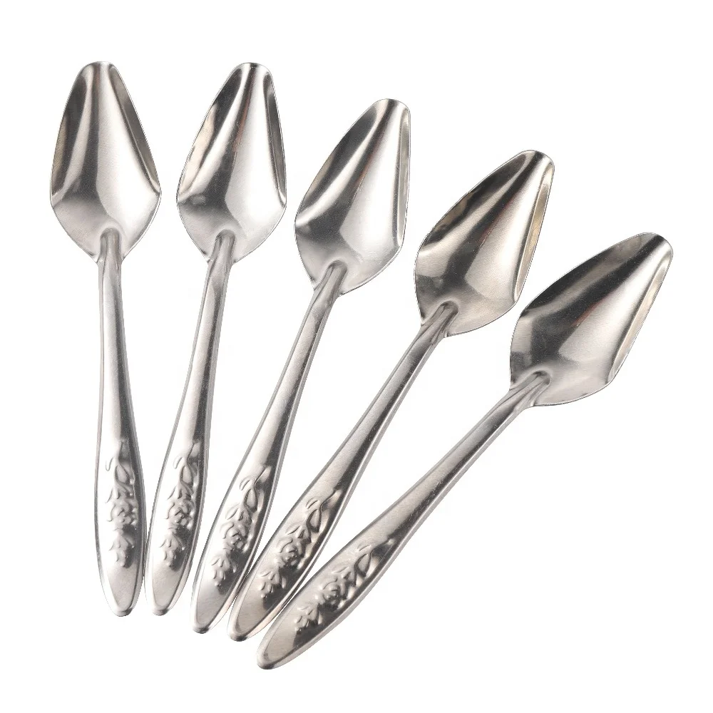 Nestling Feeding Spoon Bird Parrot Feeding Spoon Stainless Steel Water Milk Powder Feeder Spoons