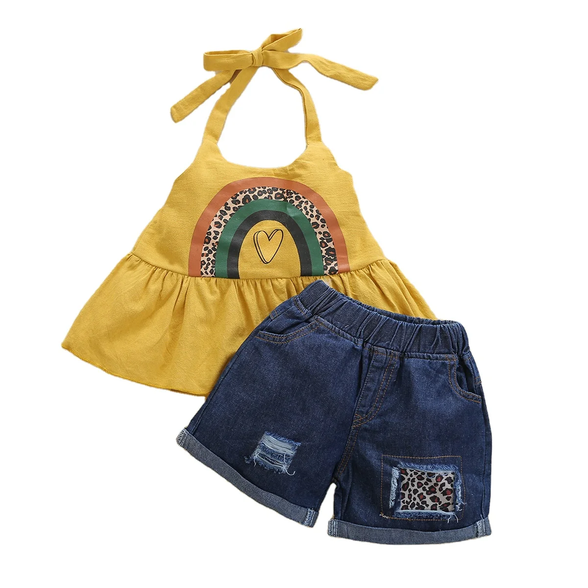 Kids Shorts Naughty Party Rainbow 