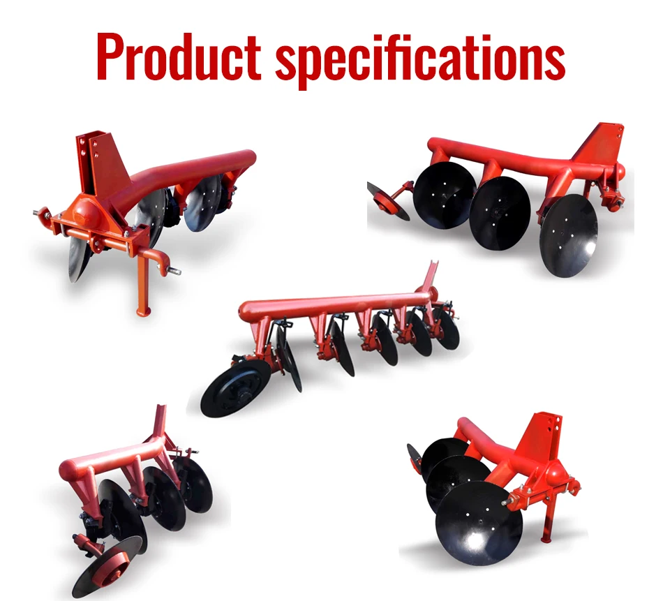 Brand New 1LYX-530 Heavy-Duty round Beam Disc Plough Hot Sale Cultivator for African Market