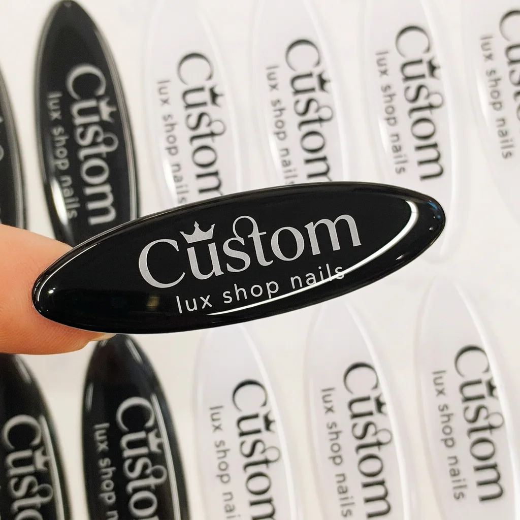 Polyurethane Gel 3D Dome Badge Manufacturer Resin Vinyl Label PU Dome Decal Epoxy Sticker