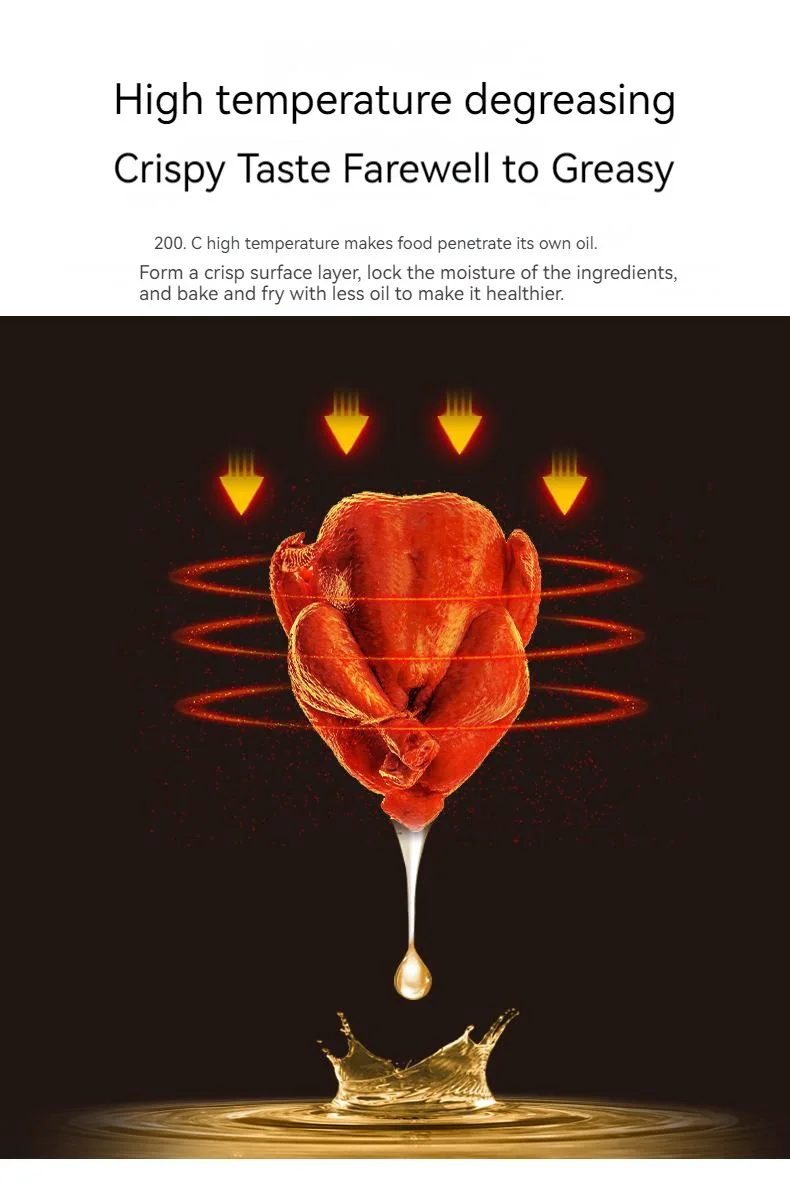 Wholesale China air fryer machine square 6l 12l  de 8l premium familiales smart ovens air fryer