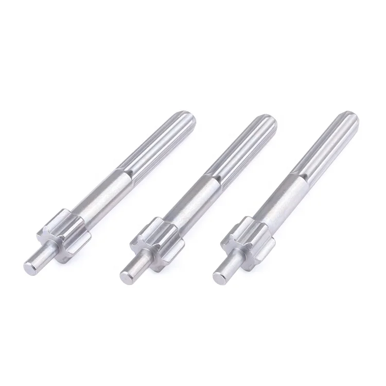 Customization fasteners straight tooth rotating shaft screw drive shaft for door lock