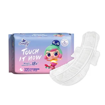 Wholesale Cotton Sanitary Pads for Women Sanitary Napkin Menstrual Pads Sanitary Pads Lady