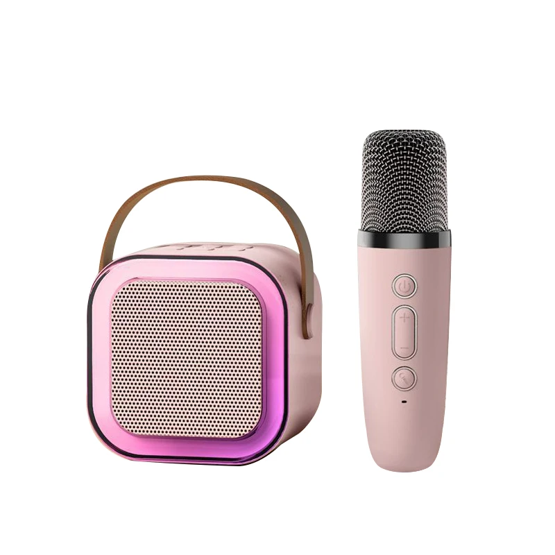 K12 senza fili Karaoke altoparlante Mini Karaoke microfono RGB