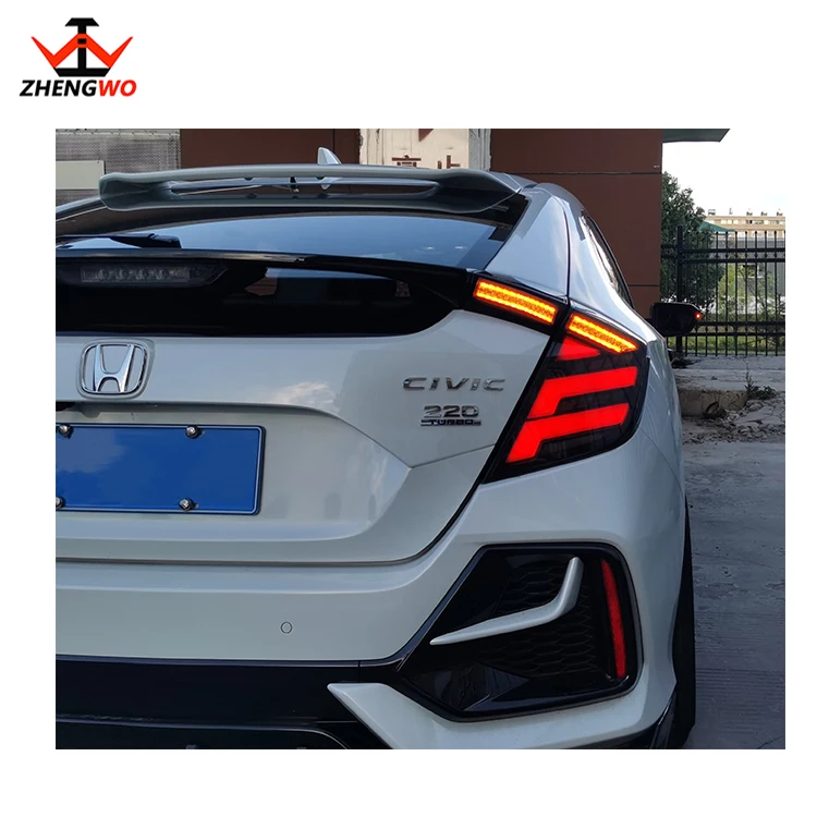 Zhengwo Factory Supply  LED Tail Light for Hondas Civics Hatchback Turn Yellow Light
