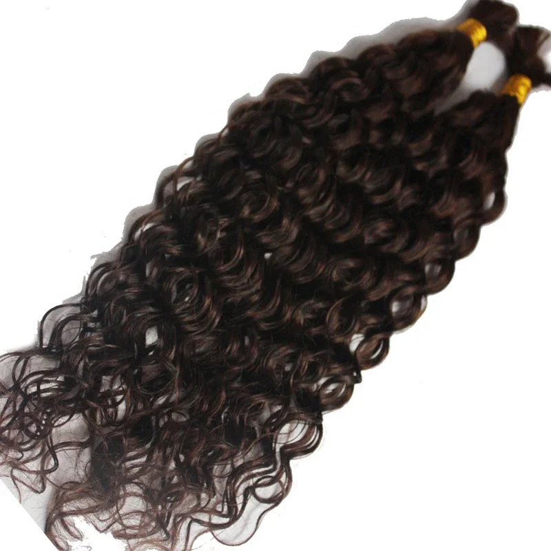 Bulk Loose Deep Curly Human Hair For Braiding Brazilian Remy Braiding Hair Extensions_voghion.com