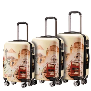 Wholesale New Unisex Hardside PC Luggage Sets Suit Case Bags Trolley Case Travel Valise With Spinner