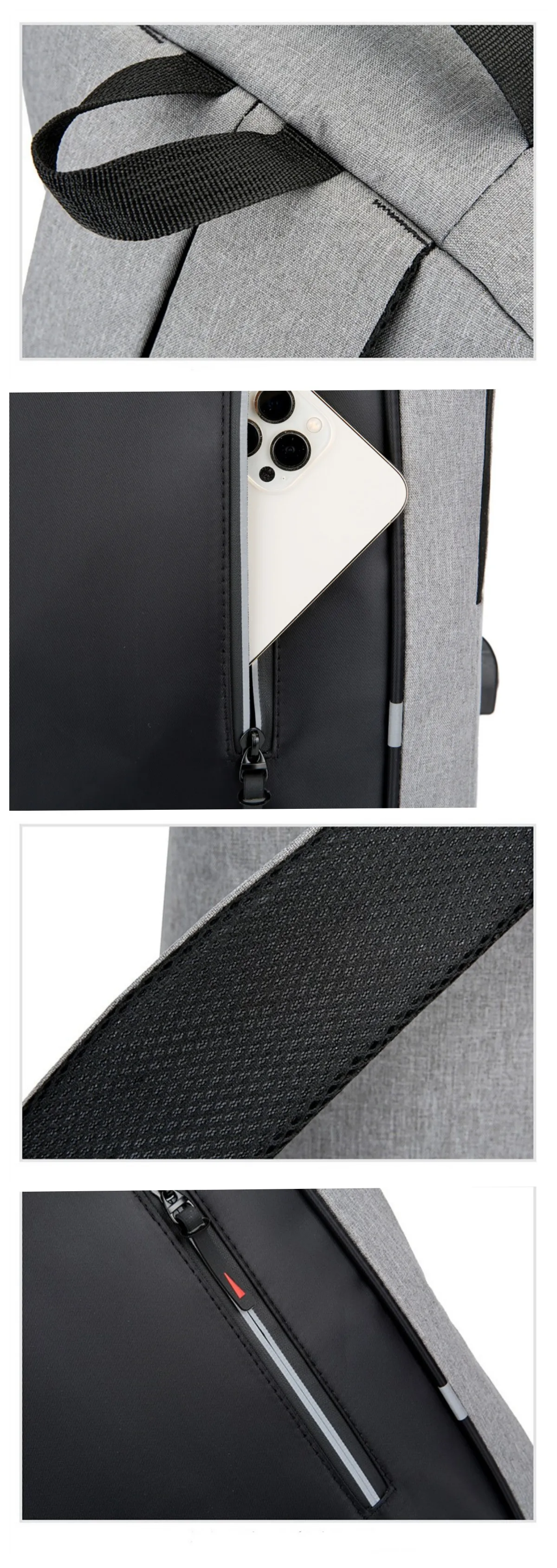 Big Capacity Laptop Bag Backpack With Usb Charging Business Backpack