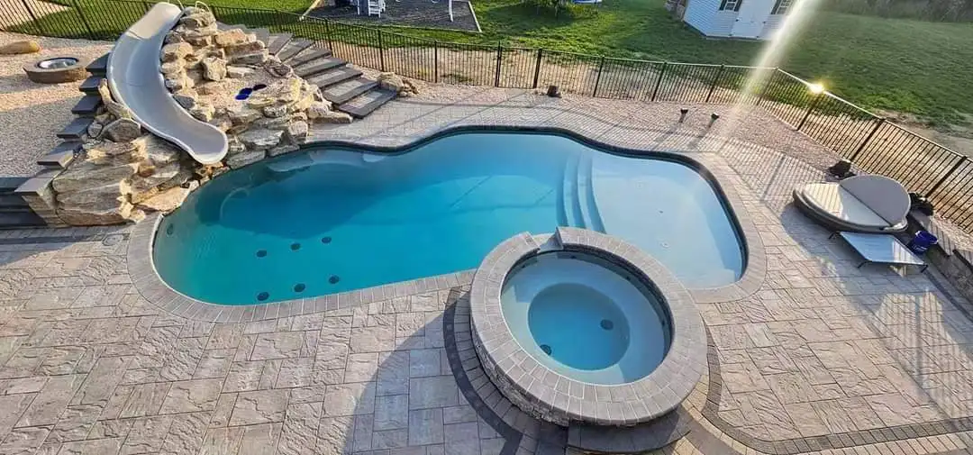 Inground Custom Color Fiberglass Swimming Pool One Whole Piece Pool ...