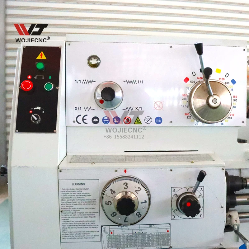 CA6150 Small General Lathe Machine Precision Metal Lathe Machine Through Hole 52mm