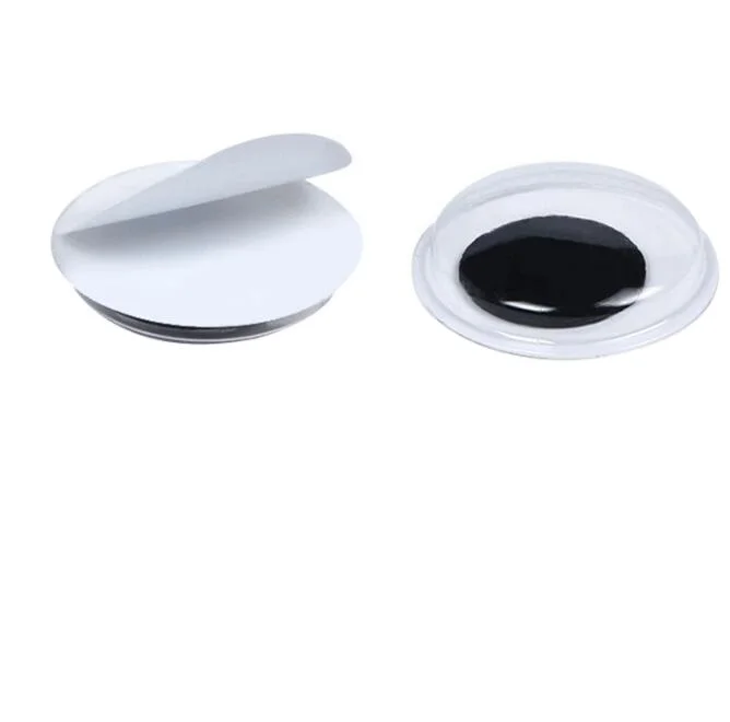 Factory Sales Black White Movable Eyeballs Self-Adhesive Kindergarten DIY Handmade Craft for Children Office & School Supplies