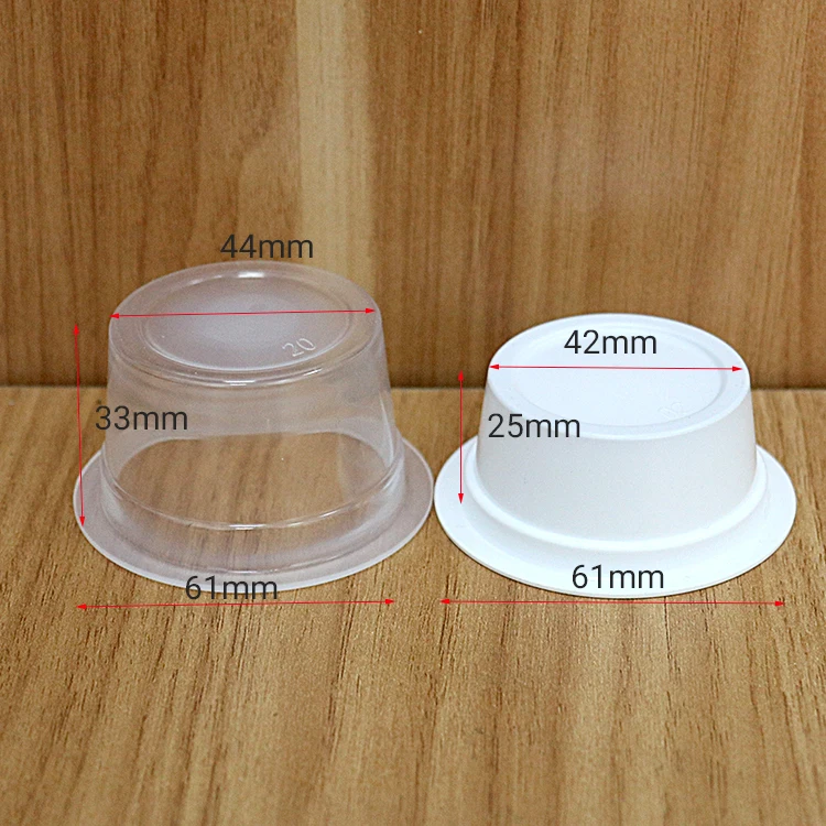 1oz Small Disposable Portion Pp Cup 1.5oz Plastic Round Dipping Sauce