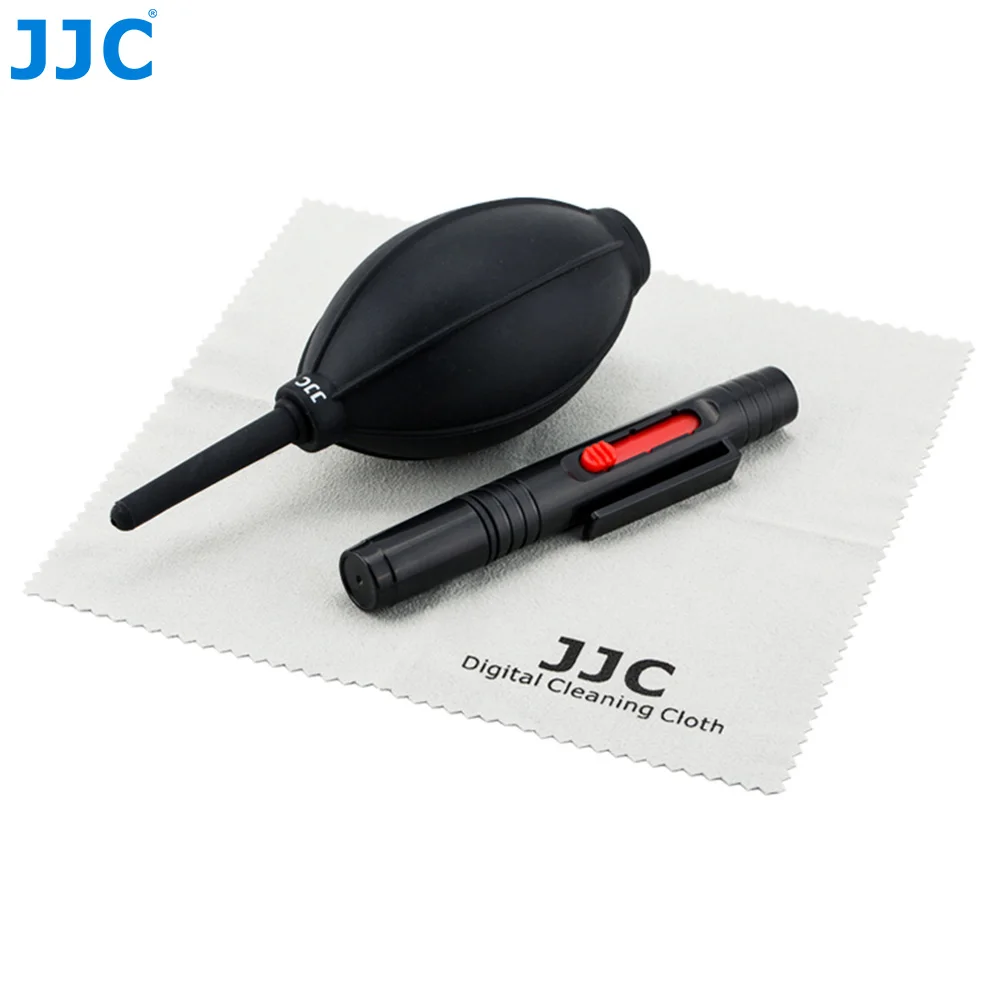 JJC CL-3(D) 3-in-1 Camera Cleaning Kit include Air-Blower, Lens Cleaning Pen, Microfiber Cleaning Cloth